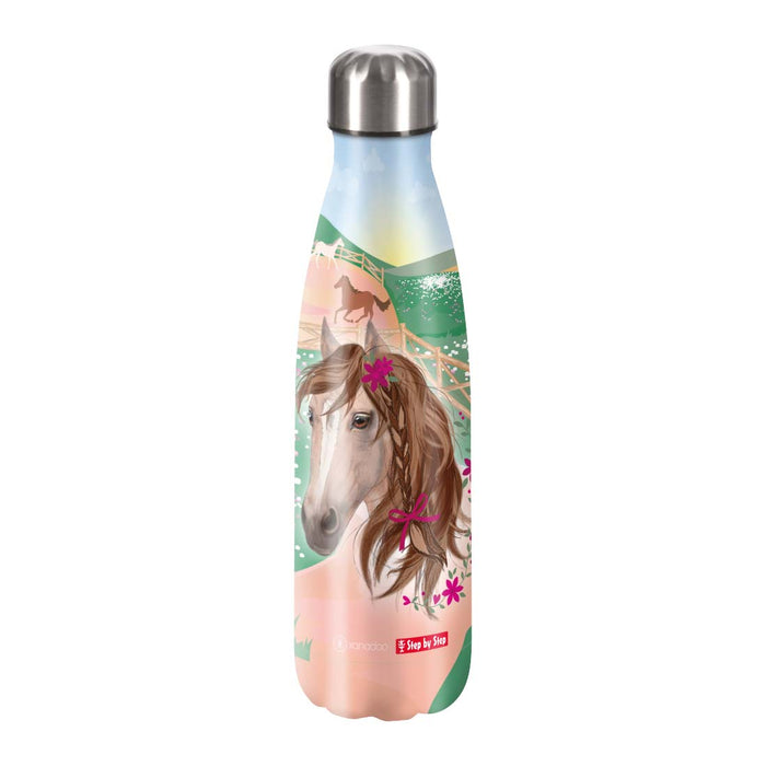 Step by Step Edelstahl Trinkflasche Horse Lima