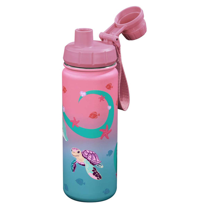 Step by Step Edelstahl Trinkflasche Sealife