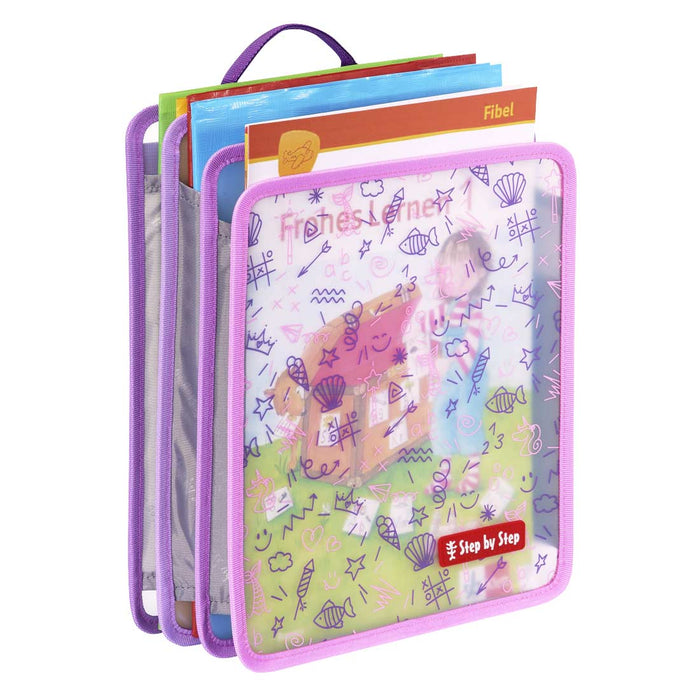 Step by Step Faltbare Heftbox DIN A4 pink