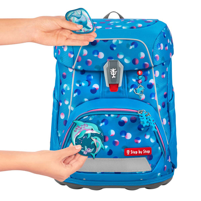 Step by Step FIT Schulranzenset 5tlg. Dolphin Finja