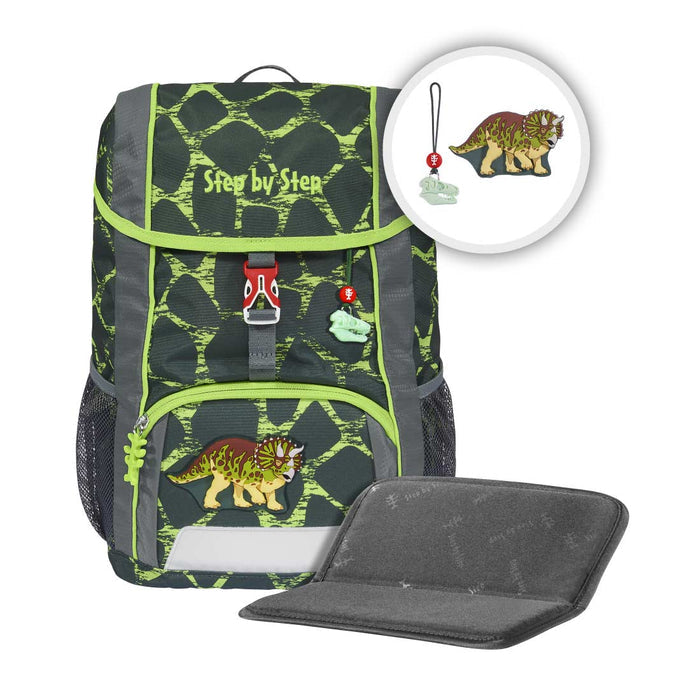 Step by Step JUNIOR KID Kindergartenrucksack-Set 3tlg. Dino Tres