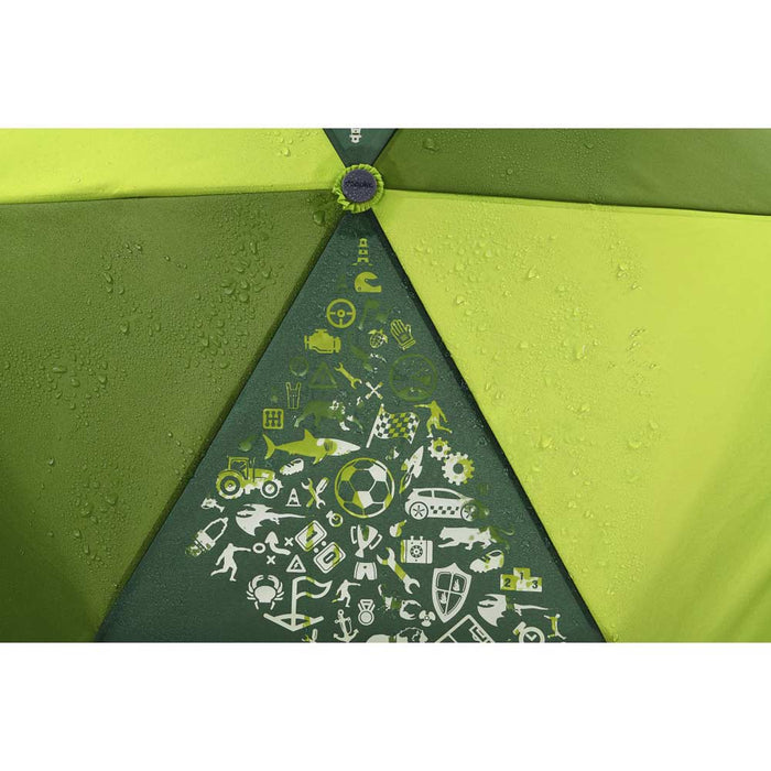 Step by Step Kinder Regenschirm Lime mit Magic Rain Effekt