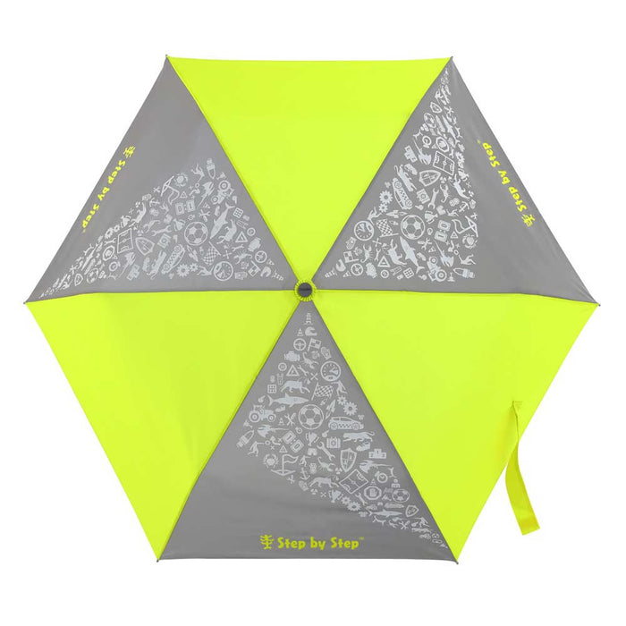 Step by Step Kinder Regenschirm Neon Yellow