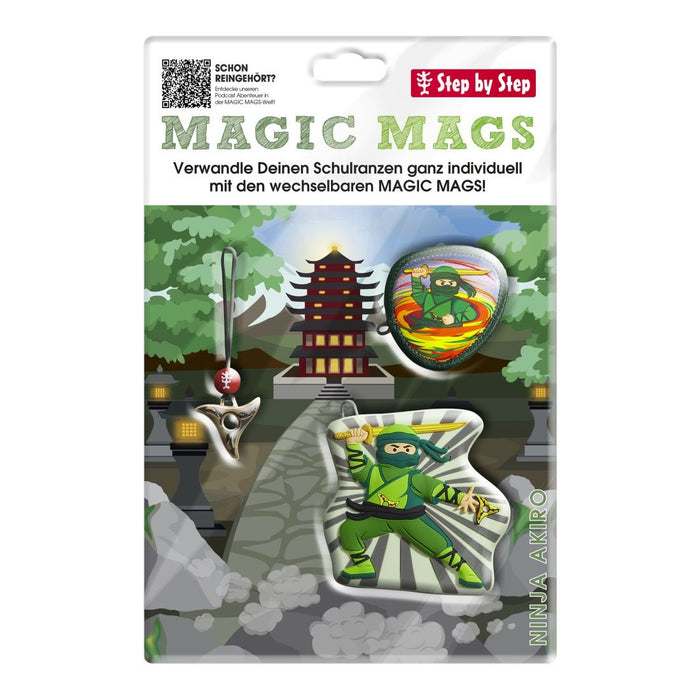 Step by Step Magic Mags Ninja Akiro