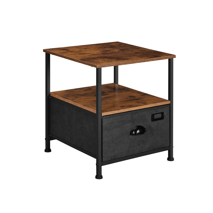 Table de nuit tiroir tissu