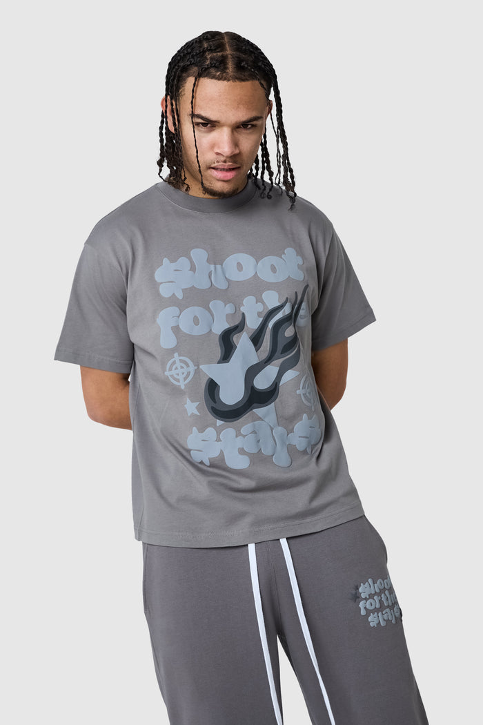 Target Tee - Steel