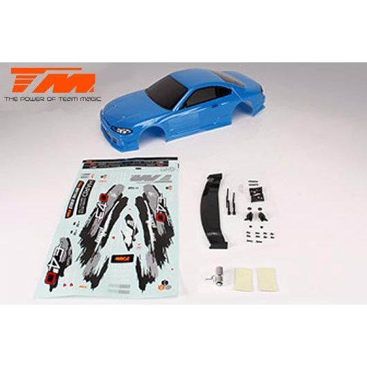 TEAM MAGIC BODY - 1/10 TOURING / DRIFT - 190MM - PAINTED - NO HOLES - S15 DARK BLUE