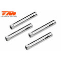 Team Magic E4D MF Aluminium 7075 battery holder - Silver