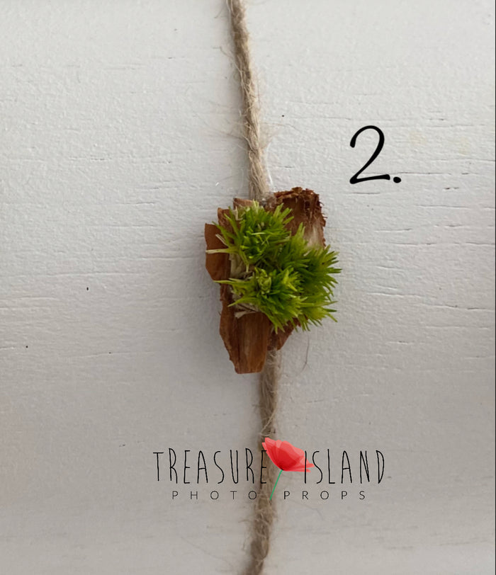 Tiny Forest - Newborn Botanical Tieback | 3 Designs