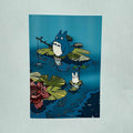 Totoro Print (blue)