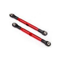 Traxxas Toe links (TUBES red-anodized, 7075-T6 aluminum)