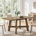 Tribesigns 47-Inch Dining Table, Cross Brace Kitchen Table for 4