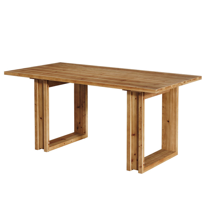 Tribesigns 63-Inch Executive Desk, Large Solid Wood Desk for Home Office