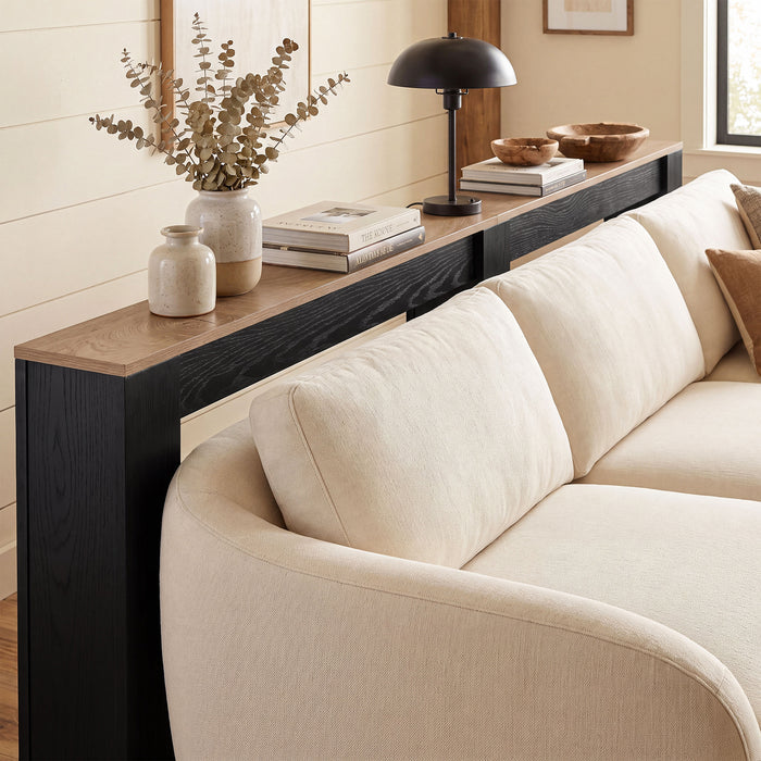 Tribesigns 94.5-Inch Extra Long Console Table with 5.9-Inch Depth, Narrow Sofa Table for Living Room