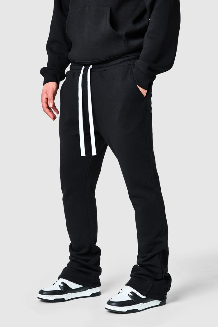 Uniform Flare Jogger - Black