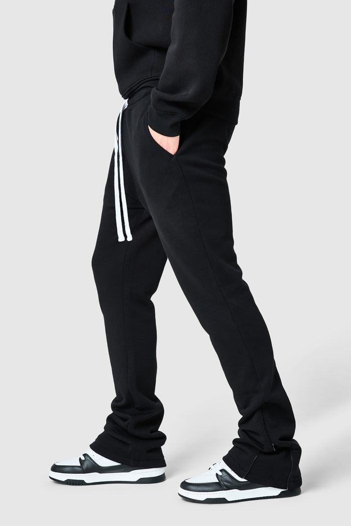 Uniform Flare Jogger - Black