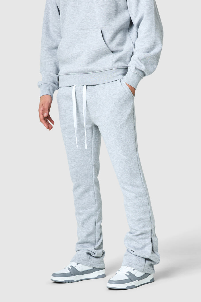 Uniform Flare Jogger - Grey Marl