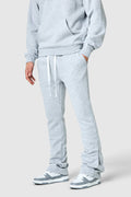 Uniform Flare Jogger - Grey Marl
