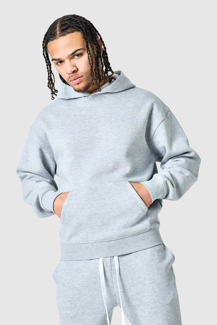Uniform Flare Tracksuit - Grey Marl