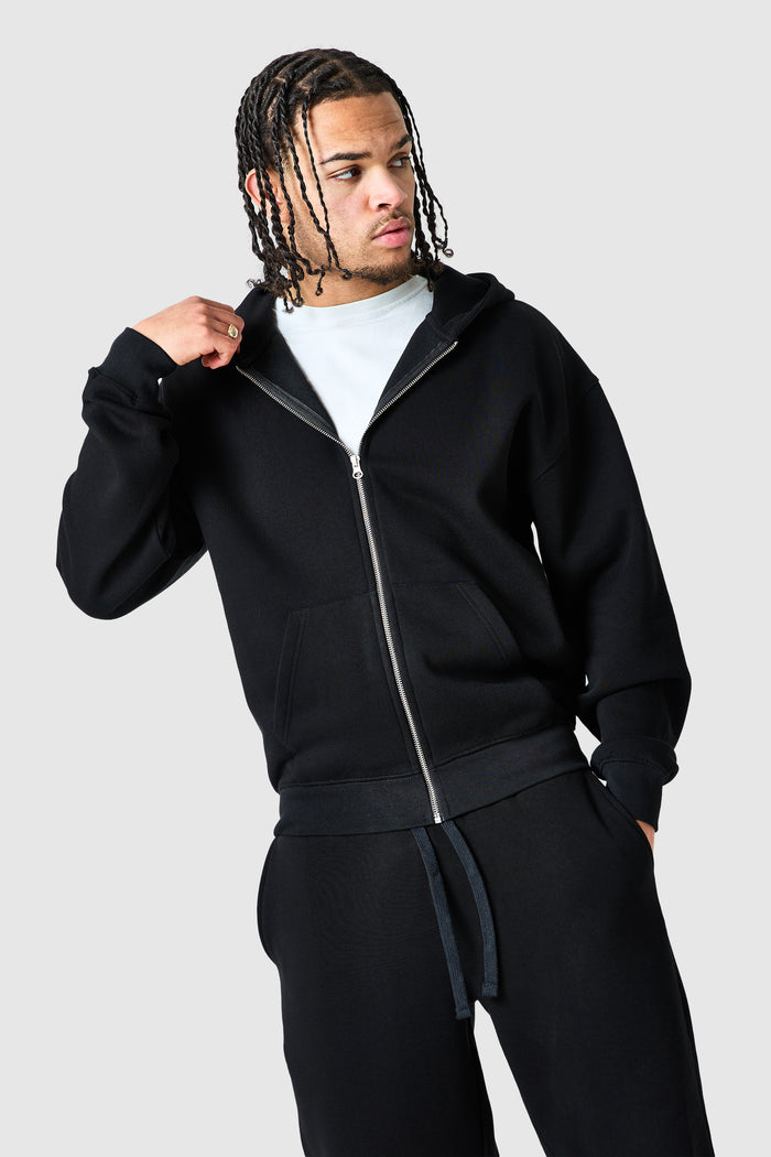 Uniform Zip Hood - Black