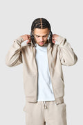 Uniform Zip Hood - Grey Stone