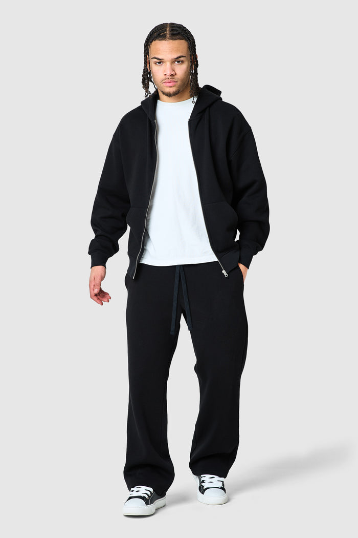 Uniform Zip Tracksuit - Black