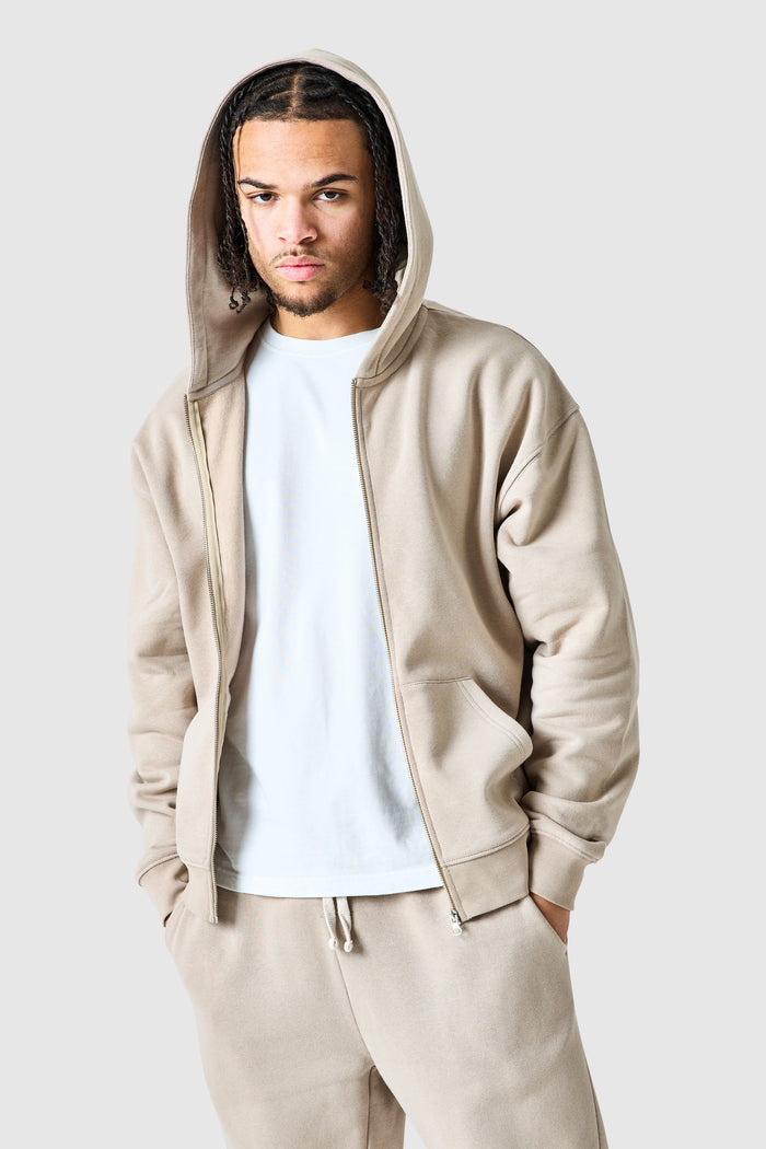 Uniform Zip Tracksuit - Grey Stone