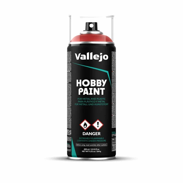 Vallejo Aerosol Spray Primer - Scarlet Red 400ml