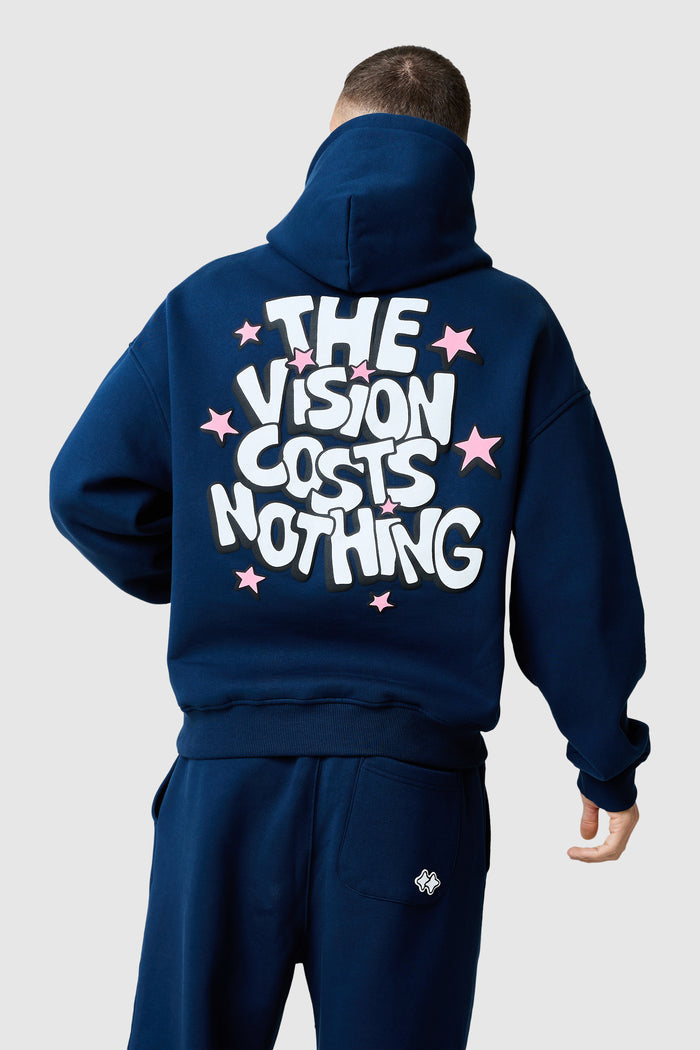 Vision Costs Nothing Hood - Blue