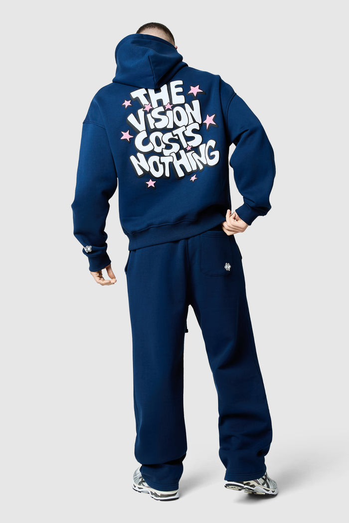 Vision Costs Nothing Hood - Blue