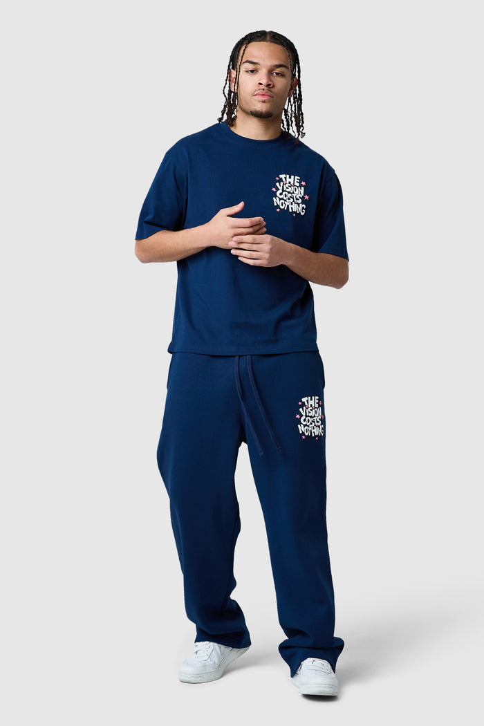 Vision Costs Nothing Tee - Blue