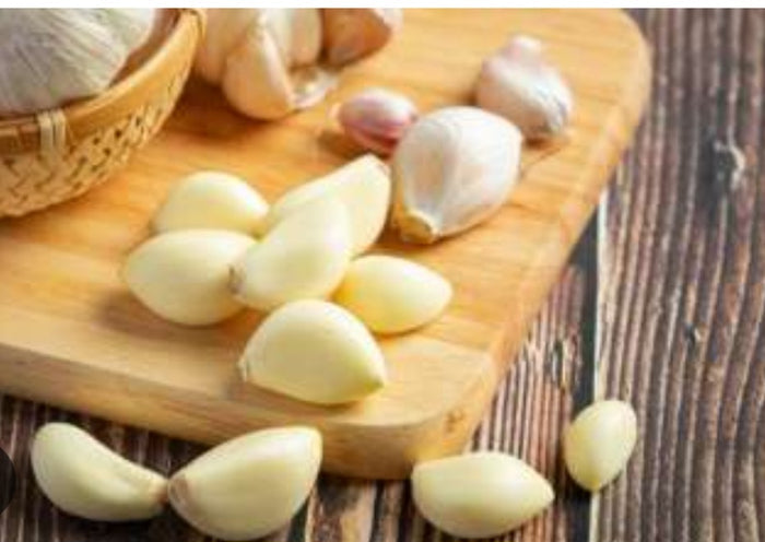 WHOLE GARLIC CLEANED 500G FROZEN