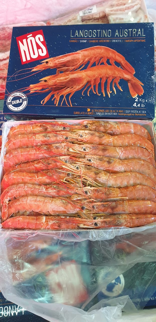 WHOLESALE 12KG BULK PACK -  KING PRAWNS HEAD ON