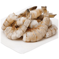 WHOLESALE 21/25 LARGE WHITE TIGER PRAWN DEVEINED TAILS 10 X 800G