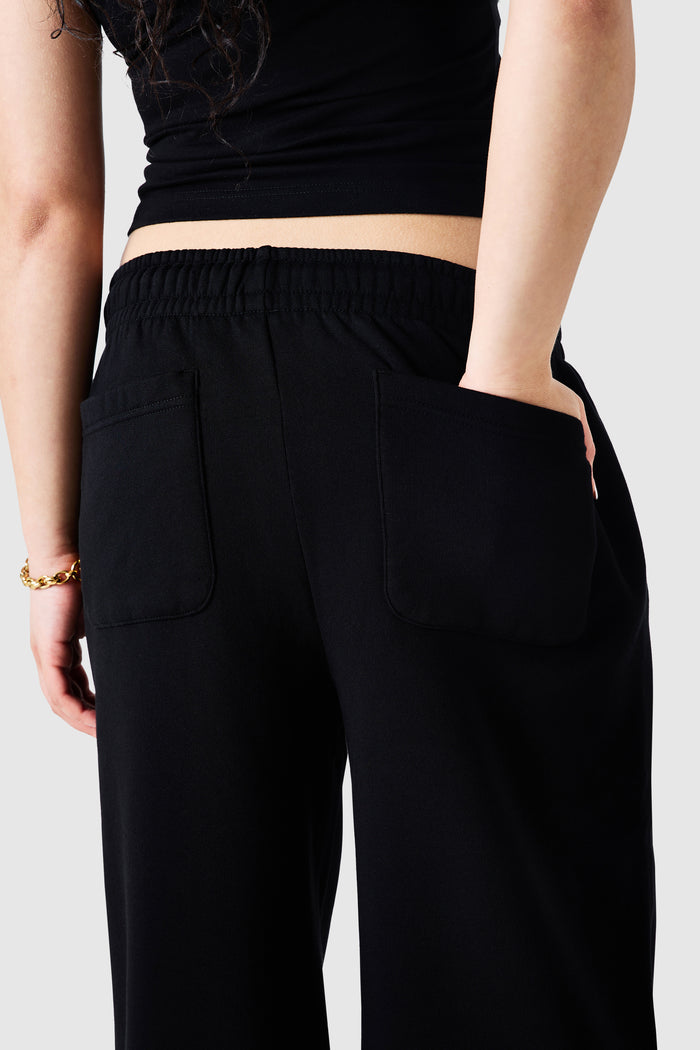 Womens Camo College Jogger - Black