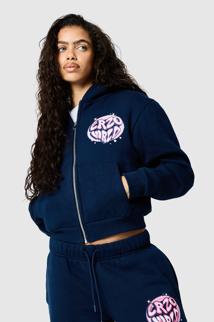 Womens Nova Hood - Ebony Blue
