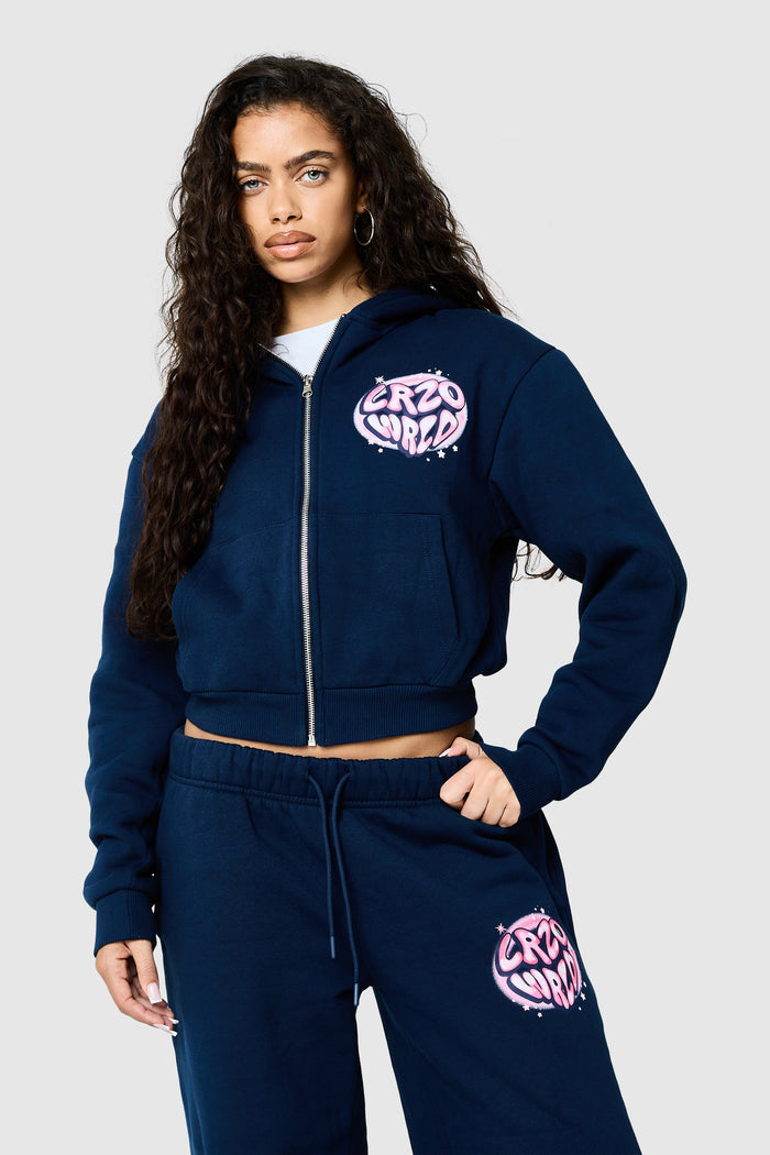Womens Nova Hood - Ebony Blue