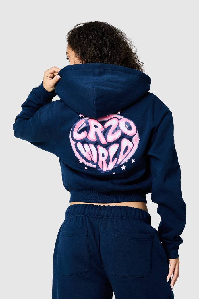 Womens Nova Hood - Ebony Blue