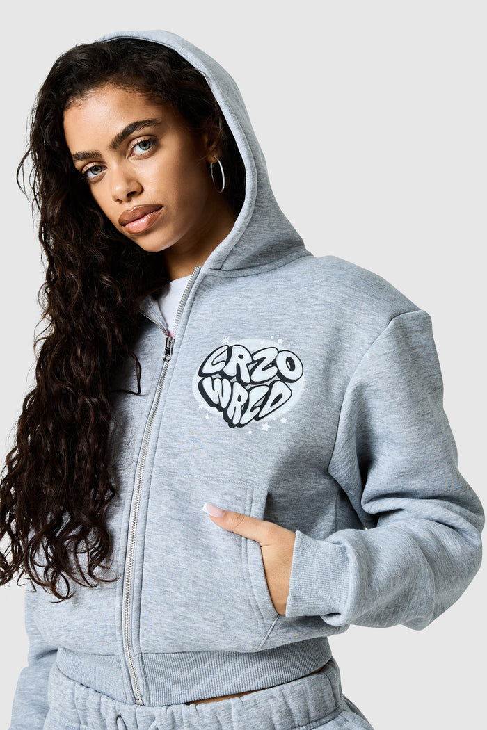 Womens Nova Hood - Grey Marl