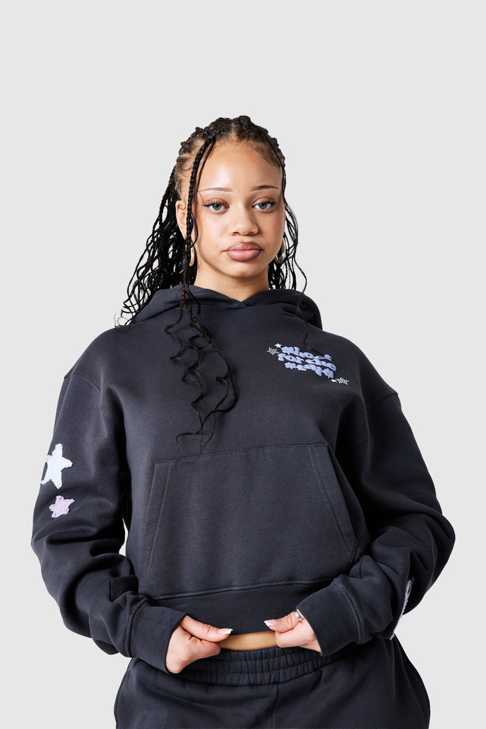 Womens Shoot For The Stars Hood 2.0 - Volcano Grey