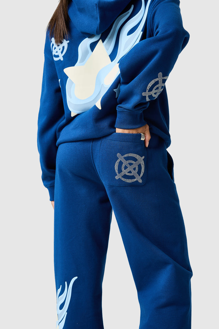 Womens Shoot For The Stars Jogger - Ocean Navy