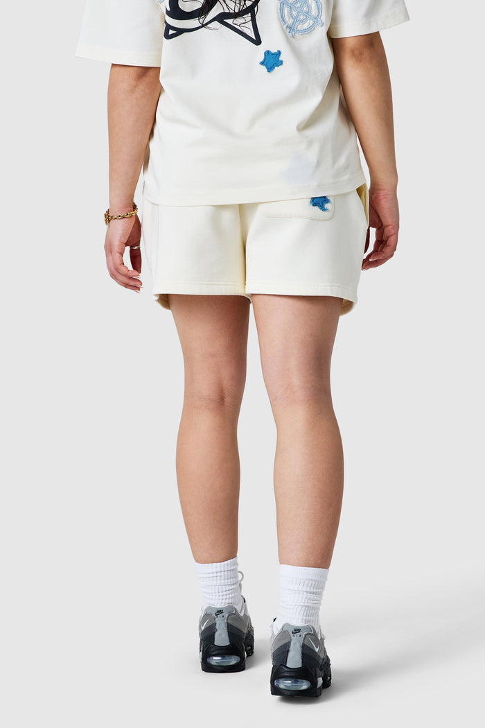 Womens Shoot For The Stars Shorts 2.0 - Cream
