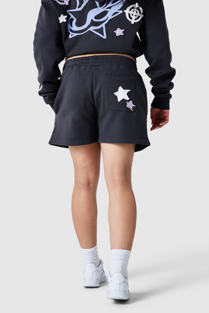 Womens Shoot For The Stars Shorts 2.0 - Volcano Grey