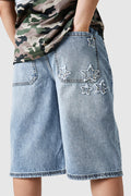 Womens Skyla Jort - Mid Blue