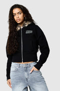 Womens Yasmin Hood - Black