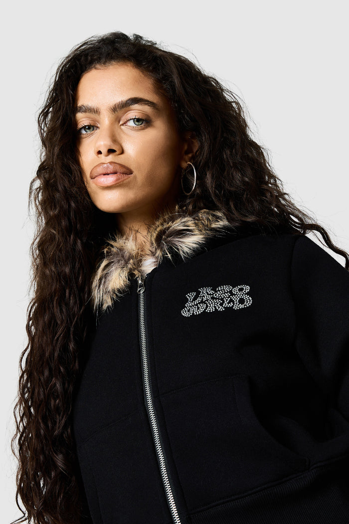 Womens Yasmin Hood - Black