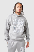 World Is Yours Hood - Steel Grey