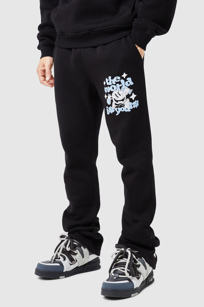 World Is Yours Tracksuit - Black
