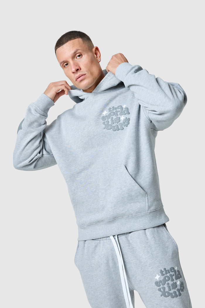 World Is Yours Tracksuit 2.0 - Grey Marl