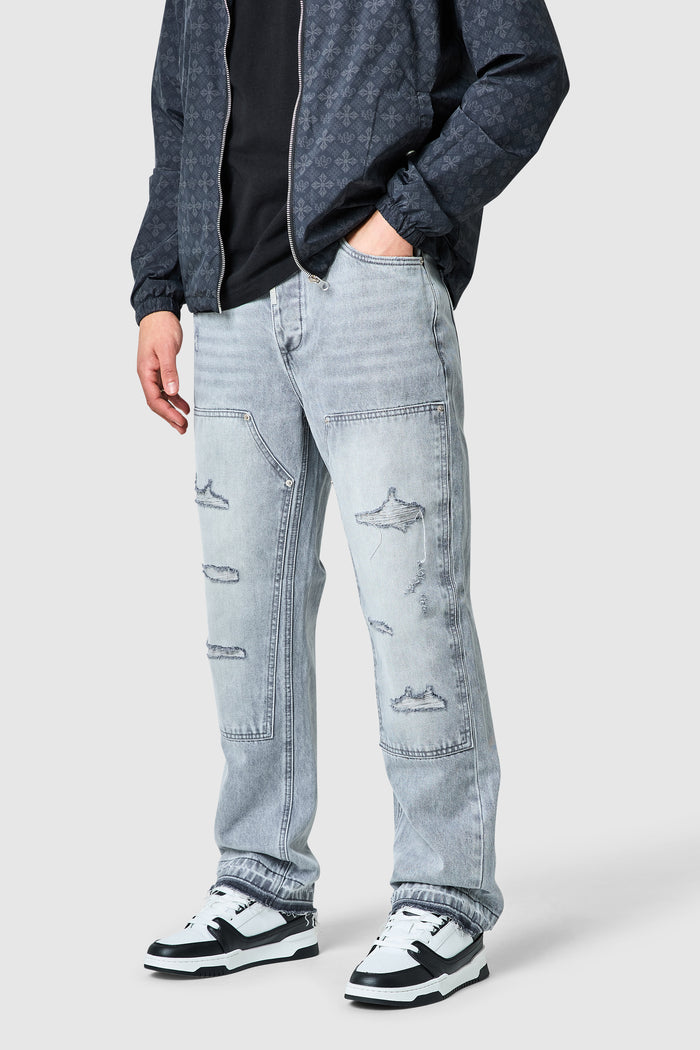 Xavier Relaxed Jean - Light Grey